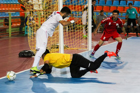 دیدار تیم های تیم ملی فوتسال ایران و افغانستان