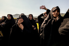 تشییع پیکر شهید گمنام هشت سال دفاع مقدس در لنگرود استان گیلان