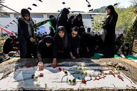 تشییع پیکر شهید گمنام هشت سال دفاع مقدس در لنگرود استان گیلان