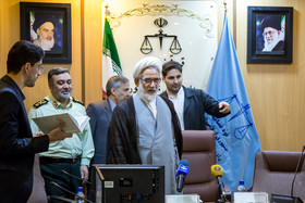  مراسم اعطای کارت ضابطین عام دستگاه قضایی