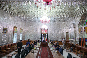 دیدار اعضای شورای شهر تهران با رییس مجلس شورای اسلامی
