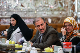 دیدار اعضای شورای شهر تهران با رییس مجلس شورای اسلامی