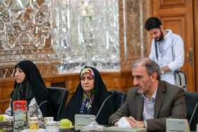 دیدار اعضای شورای شهر تهران با رییس مجلس شورای اسلامی