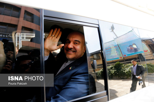 سلطانی‌فر در ورزشگاه آزادی حاضر شد