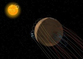 کشف دُم نامرئی میدان مغناطیسی مریخ