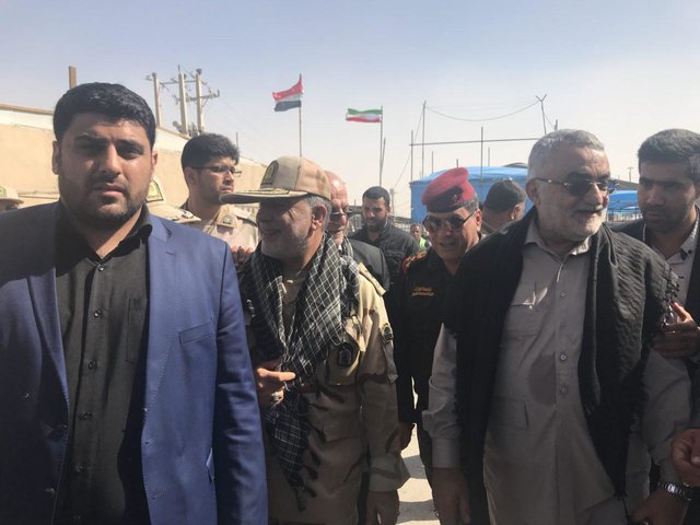 بازدید هیئتی از کمیسیون امنیت ملی از مرز شلمچه