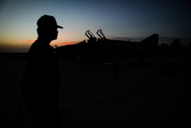 رزمايش شبانه جنگنده هاي نيروي هوايي