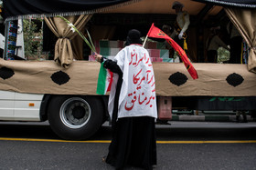 تشییع پیکر ۵۴ شهید نیروی انتظامی 