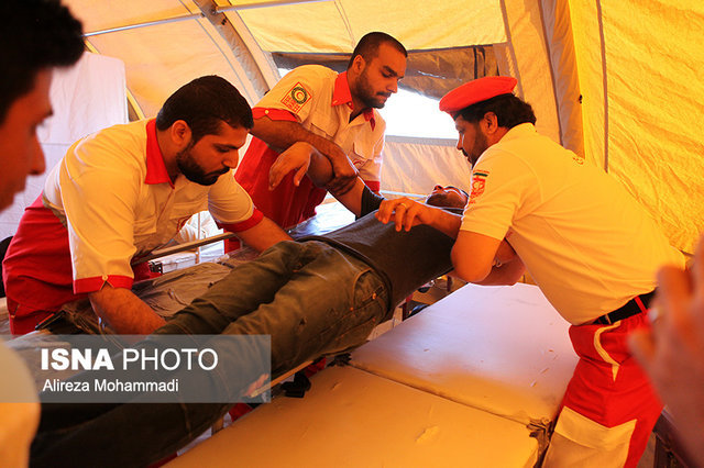 امدادرسانی هلال احمر به 1024 نفر در حوادث 72 ساعت گذشته 
