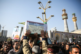 تشییع پیکر ۲ شهید مدافع حرم - مشهد