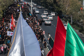 راهپیمایی مردمی اربعین از میدان امام حسین تا حرم حضرت عبدالعظیم حسنی -  بزرگراه رجایی 