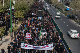 راهپیمایی مردمی اربعین از میدان امام حسین تا حرم حضرت عبدالعظیم حسنی -  بزرگراه رجایی 