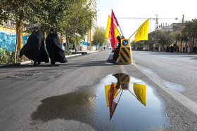 راهپیمایی مردمی اربعین از میدان امام حسین تا حرم حضرت عبدالعظیم حسنی -  خیابان شوش