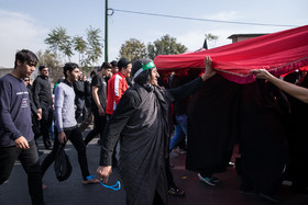 راهپیمایی مردمی اربعین از میدان امام حسین تا حرم حضرت عبدالعظیم حسنی - حد فاصل بزرگراه آزادگان تا حرم 