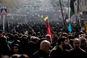 راهپیمایی مردمی اربعین از میدان امام حسین تا حرم حضرت عبدالعظیم حسنی -حد فاصل بزرگراه آزادگان تا حرم 