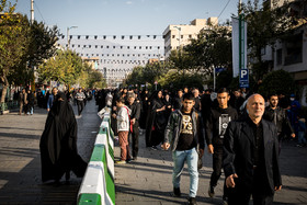 راهپیمایی مردمی اربعین از میدان امام حسین تا حرم حضرت عبدالعظیم حسنی -  خیابان ۱۷ شهریور حدفاصل میدان امام حسین تا میدان شهدا