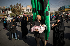 راهپیمایی مردمی اربعین از میدان امام حسین تا حرم حضرت عبدالعظیم حسنی -  میدان خراسان