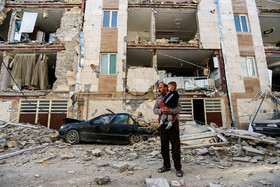 خسارات زلزله در سر پلذهاب- کرمانشاه