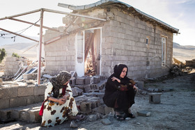 خسارات زلزله غرب کشور در روستای '' عباس اوليا ''
