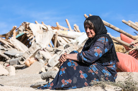خسارات زلزله غرب کشور در روستای '' عباس اوليا ''