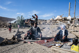 خسارات زلزله غرب کشور در روستای '' عباس اوليا ''