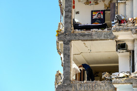 ساختمان‌های سازمانی ویران شده در سرپل‌ذهاب 
