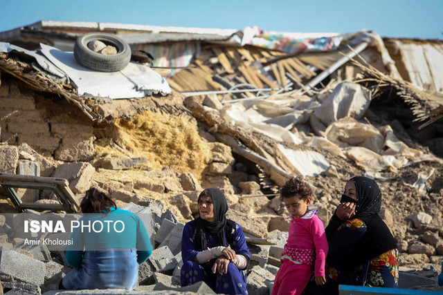 روستاي قادري سراب ذهاب کرمانشاه، سه روز بعد از زلزله 