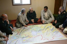 حضور سردار سلامی در مناطق زلزله زده غرب کشور 
