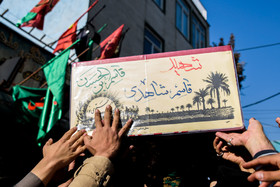 مراسم تشییع پیکر دو شهید تازه تفحص شده در کرج