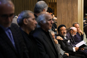 سید محمد دعایی در مراسم ختم پدر بهرام قاسمی (سخنگوی وزارت خارجه)