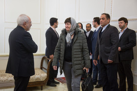 هیئت همراه رئیس‌گروه روابط ایران و پارلمان اروپا در دیدار با ظریف
