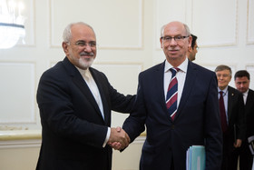 دیدار رئیس‌گروه روابط ایران و پارلمان اروپا با ظریف