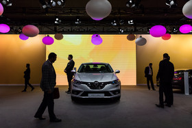 رونمایی از رنو مگان جدید در نمایشگاه خودروی تهران توسط نگین‌خودرو