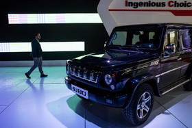 رونمایی از خودرو جدید شرکت «بایک» در دومین نمایشگاه بین‌المللی خودرو تهران