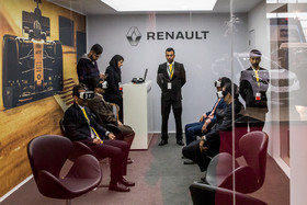 غرفه شرکت نگین خودرو (رنو) در دومین نمایشگاه بین‌المللی خودرو تهران 