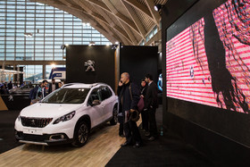 غرفه شرکت ایران خودرو در دومین نمایشگاه بین‌المللی خودرو تهران