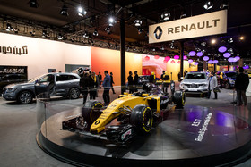 غرفه شرکت نگین خودرو (رنو) در دومین نمایشگاه بین‌المللی خودرو تهران 