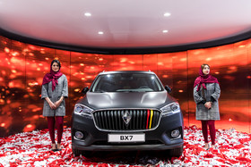 رونمایی از خودرو جدید شرکت بورگوارد در دومین نمایشگاه خودرو تهران