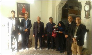 دیدار روسای دانشگاه جامع علمی کاربردی و جهاددانشگاهی فارس با خانواده شهید چوگانی