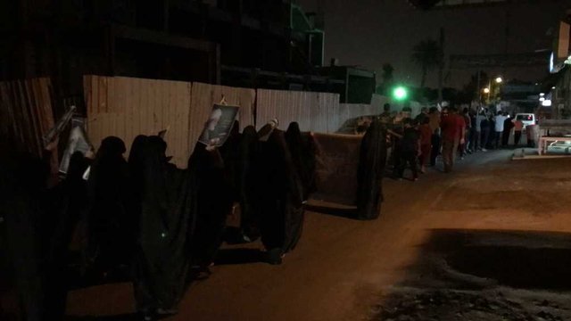 تظاهرات در بحرین در اعتراض به ادامه حصر خانگی آیت‌الله  عیسی قاسم