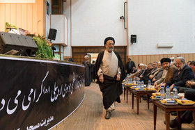 حضور موسوی لاری، وزیر اسبق کشور در اولین سالگرد ارتحال مرحوم موسوی اردبیلی