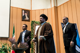 حضور حجت الاسلام سیدحسن خمینی در اولین سالگرد ارتحال مرحوم موسوی اردبیلی