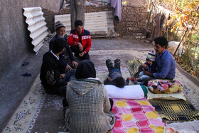 زلزله استان کرمان -  خسارات وارد شده به منازل مسکونی در  روستای گروک شهر راور 