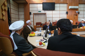 دیدار شیخ احمد بدرالدین حسون مفتی اعظم سوریه با آیت الله اعرافی رییس جامعه المصطفی العالمیه در قم
