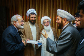 دیدار شیخ احمد بدرالدین حسون مفتی اعظم سوریه با آیت‌الله نوری همدانی در قم