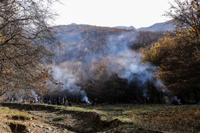 ایران زیباست؛ طبیعت پاییزی جنگل‌های پیرداود (حسنو مئشسی) بخشی از جنگل‌های ارسباران در شهرستان ورزقان استان آذربایجان شرقی