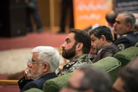 امیر فرزاد اسماعیلی فرمانده قرارگاه پدافند هوایی خاتم الانبیا در  دهمین کنفرانس ملی فرماندهی و کنترل ایران
