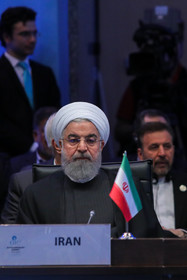 حسن روحانی رییس جمهور  ایران در اجلاس فوق العاده سران سازمان همکاری اسلامی ایران