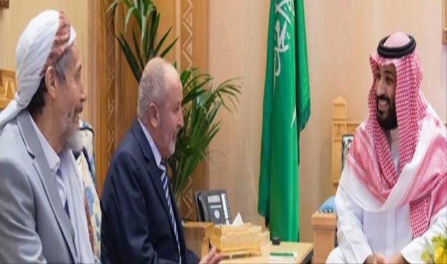 دیدار بن سلمان و بن زاید با رهبران حزب معارض "الاصلاح" یمن
