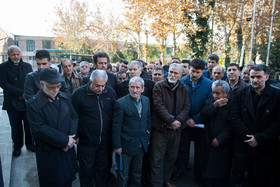 حضور پیشکسوتان داوری و فوتبال در مراسم تشییع پیکر محمد صالحی، پیشکسوت داوری فوتبال ایران